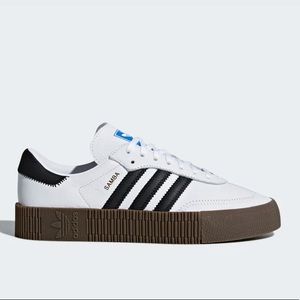 Size 7.5 Adidas Samba Rose Platform Sneaker